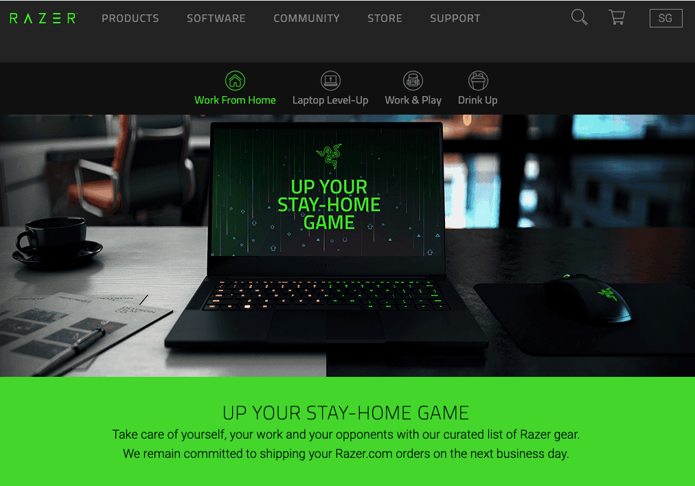 Razer Web Design Singapore, Creative Agency Singapore