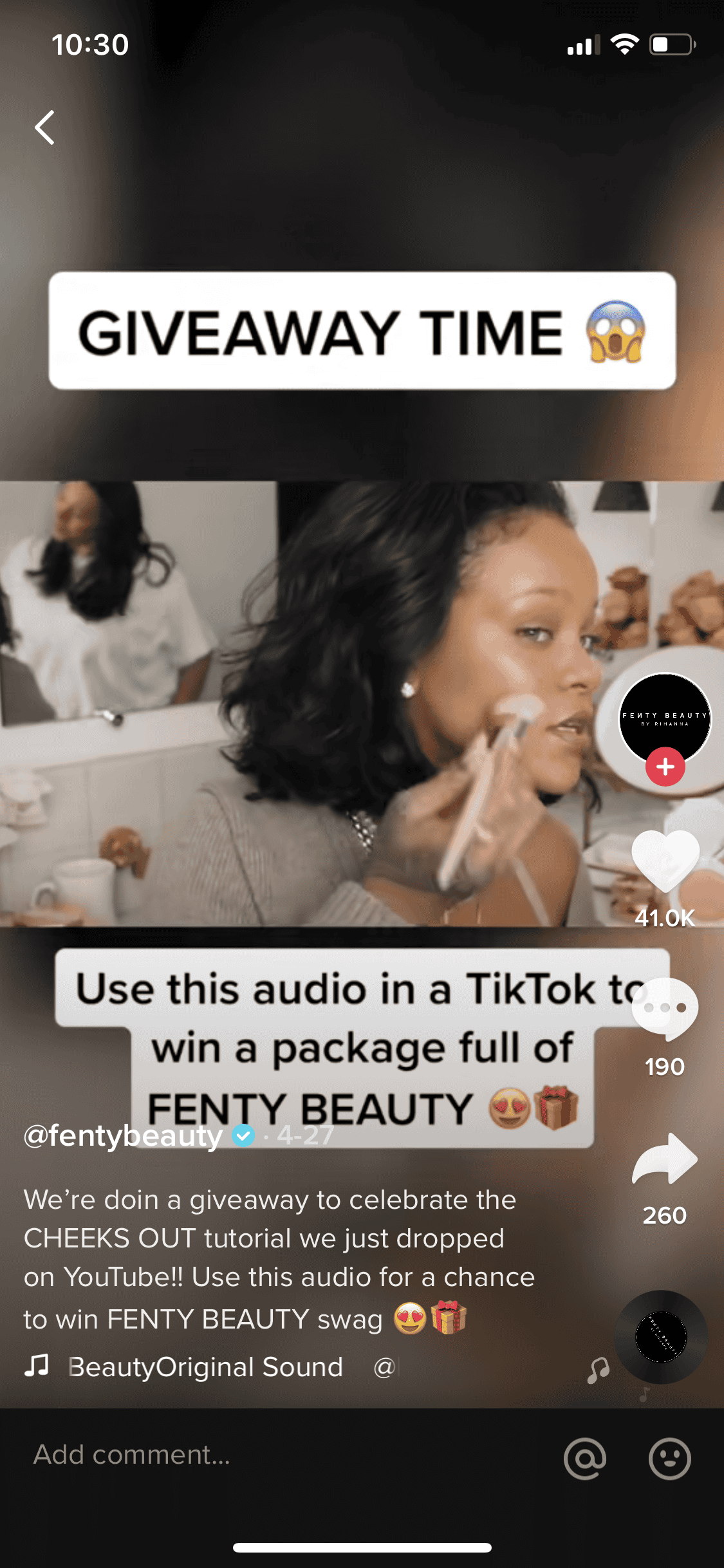 Fenty-Beauty-Tik-Tok