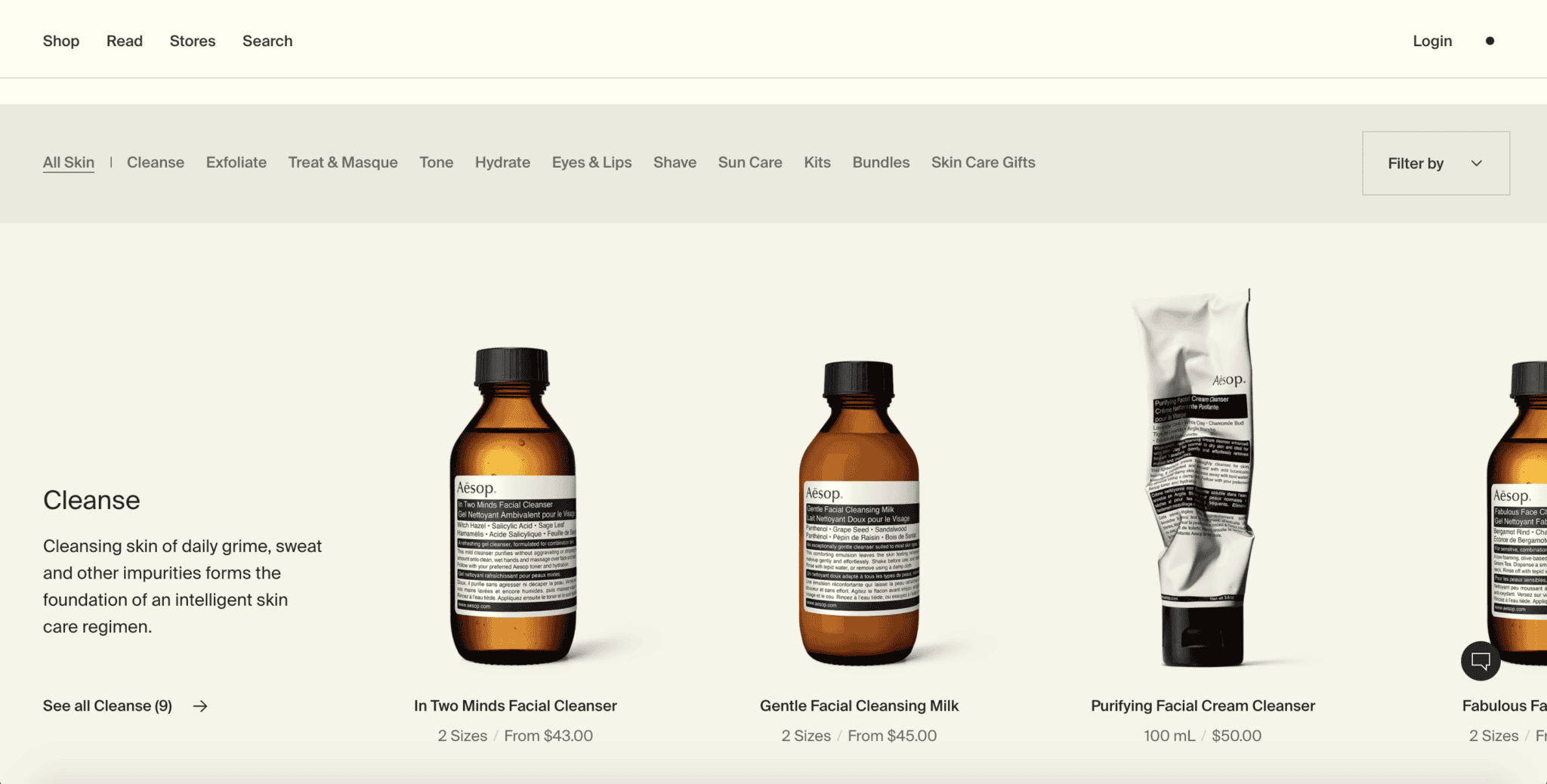 Aesop-Singapore-Website Design