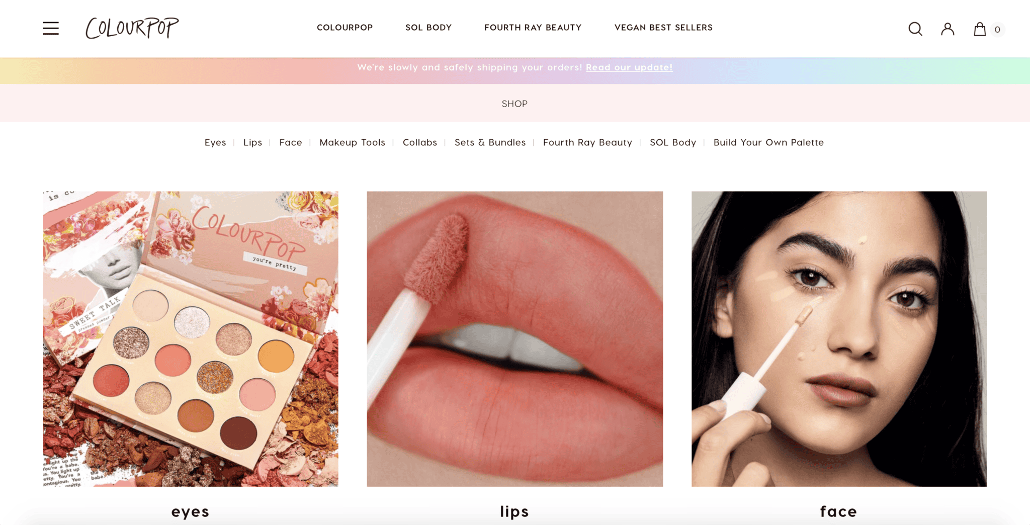 Colourpop-Website-Design