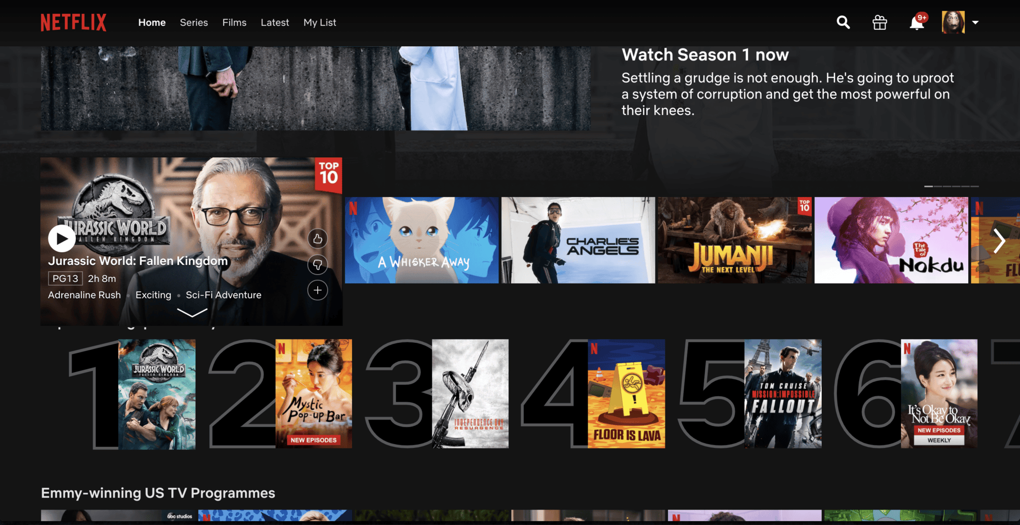 Netflix-Homepage