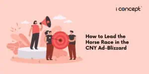 An abstract visual of a team of creatives treated with red hues - I Concept Singapore