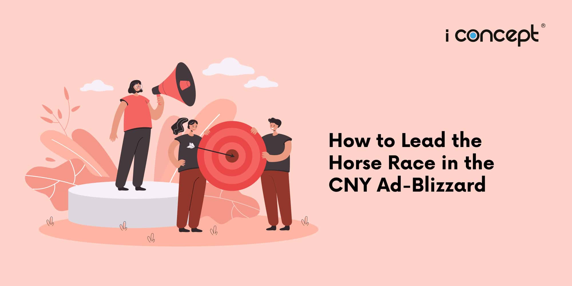 An abstract visual of a team of creatives treated with red hues - I Concept Singapore