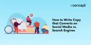 Thank You 1 Abstract illustration of a team of creatives working on a social page - I Concept Singapore