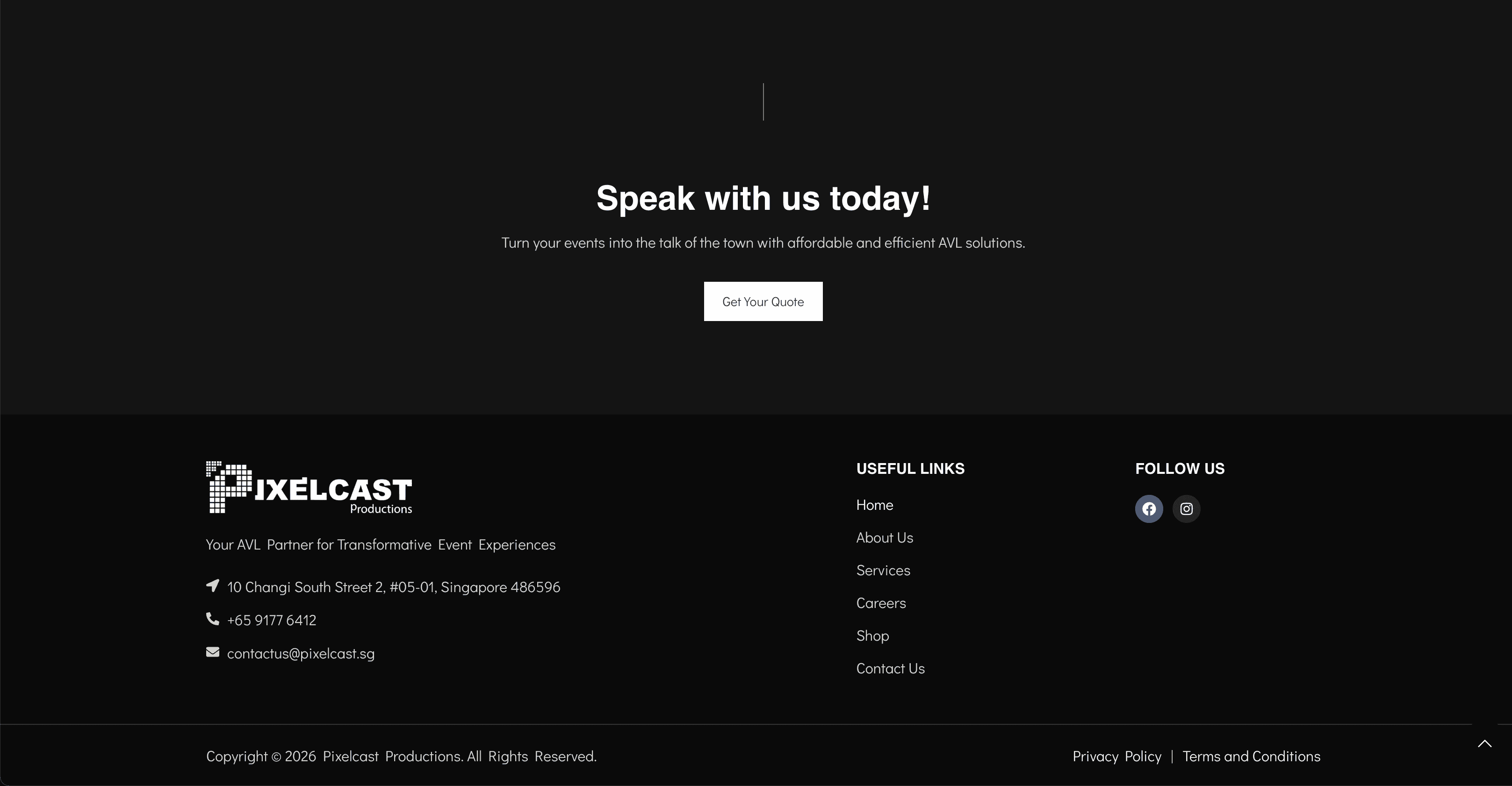 Pixelcast Website 6